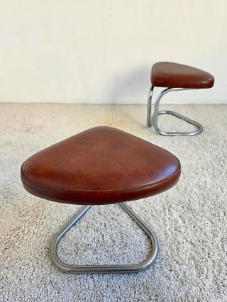 Pareja Taburetes Cantilever | Vintage 70s