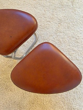 Pareja Taburetes Cantilever | Vintage 70s