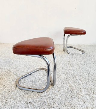 Pareja Taburetes Cantilever | Vintage 70s