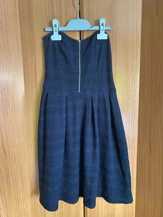 Vestido azul con textura