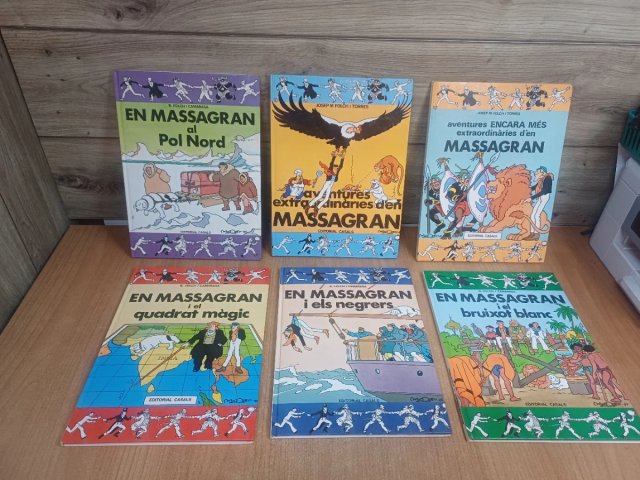 Lote de 6 Cómics de Massagran años 80