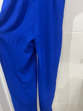 Mono Zara azul vuelo manga ancha
