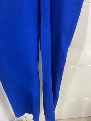Mono Zara azul vuelo manga ancha