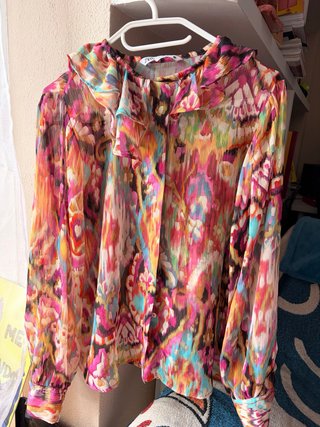 Blusa Zara Multicolor  Talla M