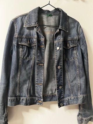 Cazadora vaquera Benetton azul