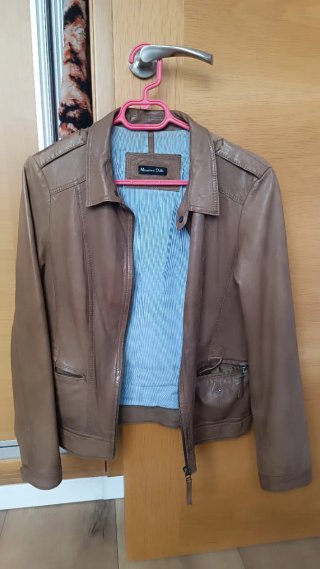 Chaqueta de cuero Massimo Dutti