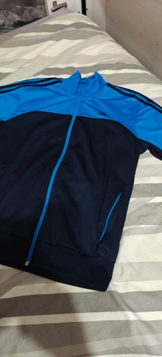 Chaqueta adidas Azul y Negra Talla L