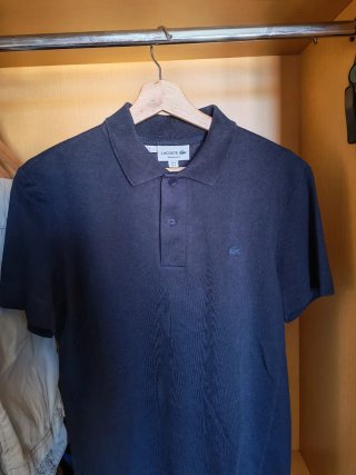 Polo Lacoste Azul Talla M