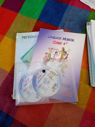 Libros y CDs de Lenguaje Musical 4º