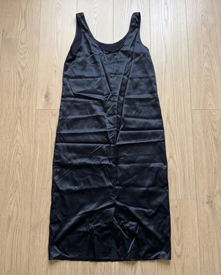 Vestido Calvin Klein Acetinado Preto