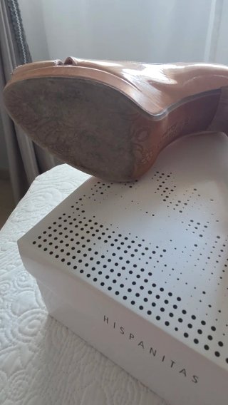 Zapatos de tacón Hispanitas nude Talla 38