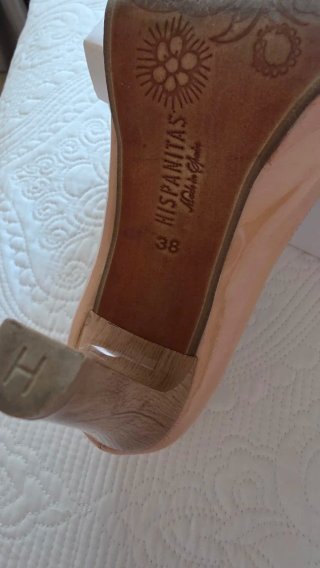 Zapatos de tacón Hispanitas nude Talla 38