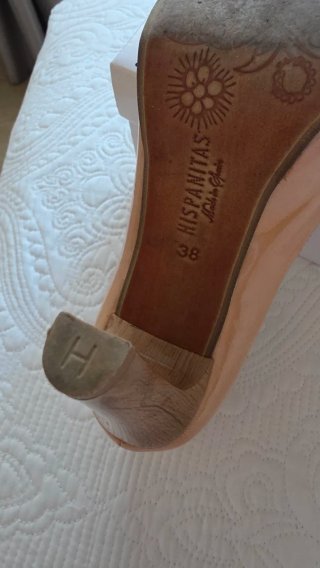 Zapatos de tacón Hispanitas nude Talla 38