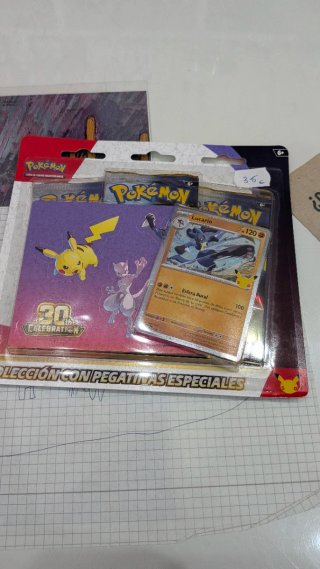 Blister 3 Sobres Pokémon 30 Aniversario