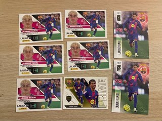 Lote cromos Lamine Yamal LaLiga Panini