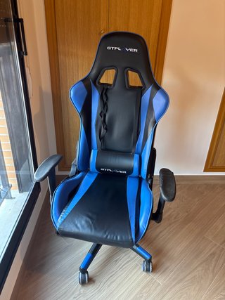 Silla Gamer GTPLAYER Azul y Negra