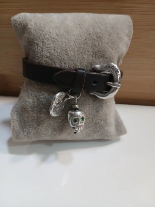 Pulsera Uno de 50 con Calavera