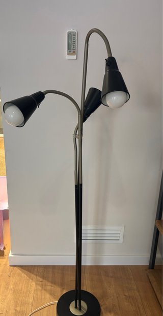 Lámpara de pie Ikea 3 focos regulables
