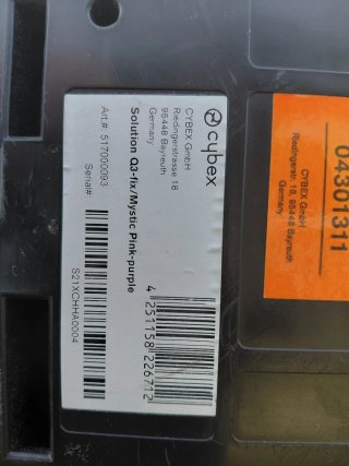 2 Sillas Coche Cybex Isofix