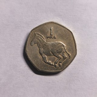 Moneda Botswana 1 Pula 1991