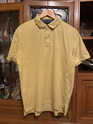 Polo Tommy Hilfiger Talla L Amarillo