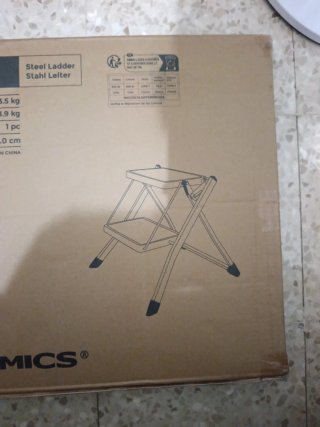 Escalera Plegable 2 Peldaños SONGMICS