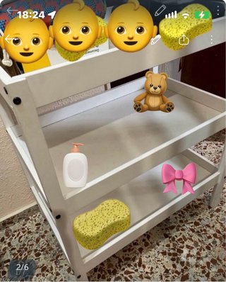 Mueble Cambiador IKEA Blanco