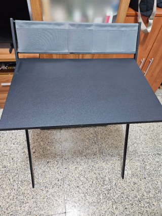 Escritorio plegable negro y gris