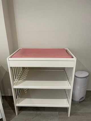 Cambiador bebe Ikea Gulliver con colchón Vadra