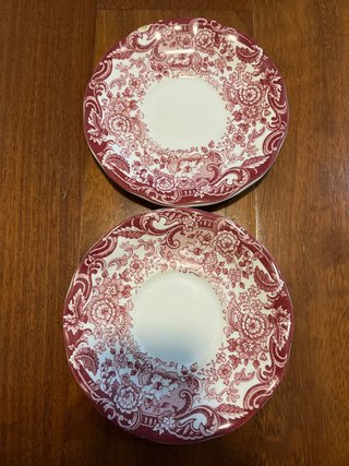 2 Platos de té/café Cartuja Pickman