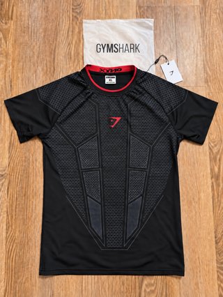 Camiseta Gymshark Onyx V5 Negra Talla XL