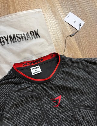 Camiseta Gymshark Onyx V5 Negra Talla XL