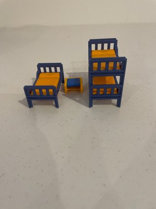 Dormitorio Playmobil con Literas