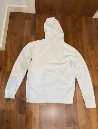Sudadera Hollister Blanca Capucha Talla S