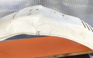 Guardabarros Puch Blanco para Restaurar