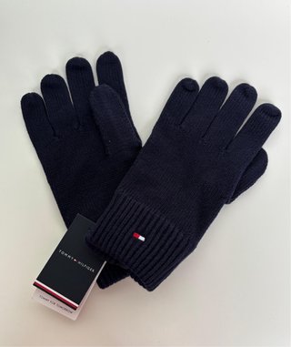 Guantes Tommy Hilfiger azul marino hombre nuevos