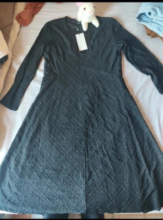 Vestido corto negro