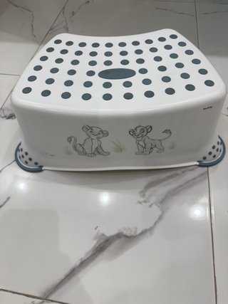 Taburete Keeeper blanco infantil