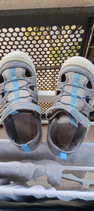 Sandalias Blanditos niño azul y gris