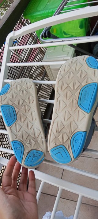 Sandalias Blanditos niño azul y gris