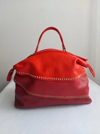 Borsa Pinko in pelle rossa