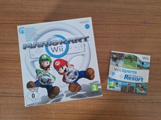 Mario Kart Wii (con volante) + Wii Sports Resort