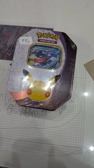 Lata Pokémon Greninja ex 30 Aniversario