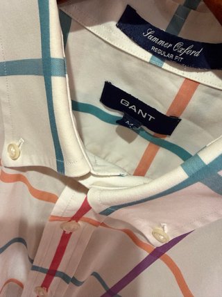 Camisa GANT Regular Fit Cuadros Talla M