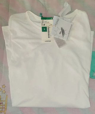 Camiseta manga larga Decathlon blanca Talla S