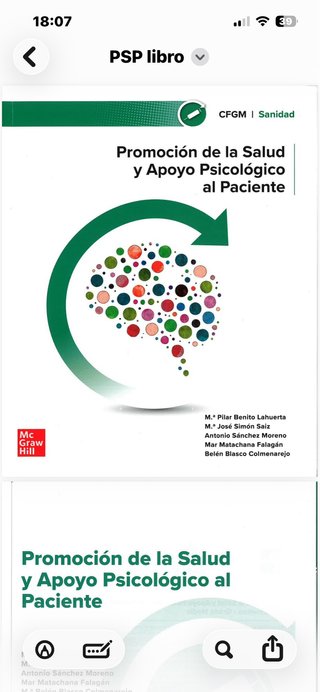 Promocion de la salud y apoyo psivologico