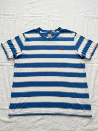 Camiseta Levi's Rayas Azul y Blanco