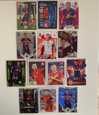 Lote de cromos de Robert Lewandowski