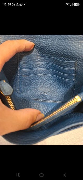 Monedero chica Prada azul