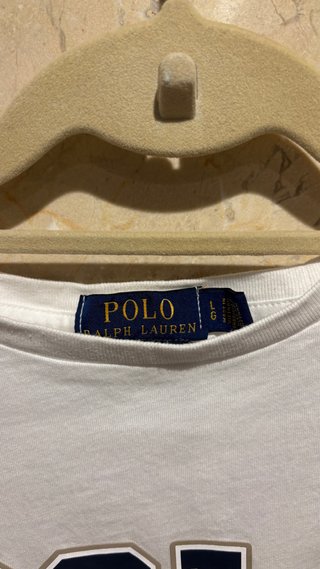Camiseta Polo Ralph Lauren Blanca Talla L